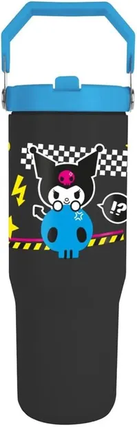 Cană de călătorie Pyramid Animation: Sanrio - Kuromi (Rock Out)