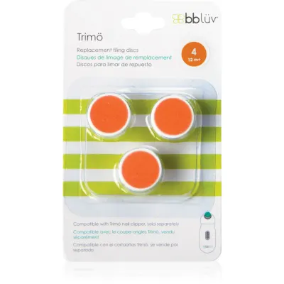 BBLÜV Trimö extensie rezervă pentru pila de unghii pentru copii 12m+ 3 buc