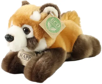 Jucărie de pluș Rappa Eco prieteni - panda roșu, 20 cm