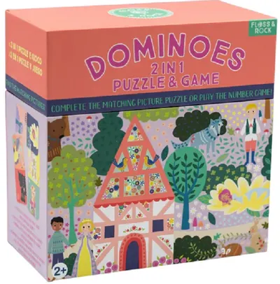 Joc pentru copii Floss & Rock - Domino puzzle, basme