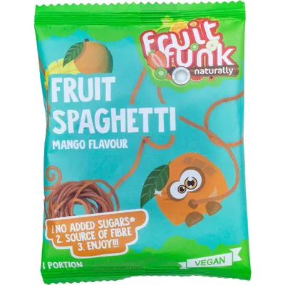 Mini Spaghete din Fructe cu Mango fara Zahar Adaugat 20g
