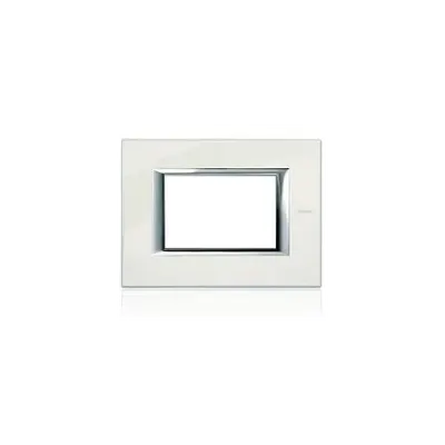 Placa Ornament 2 Module White Limoges Bticino Axolute