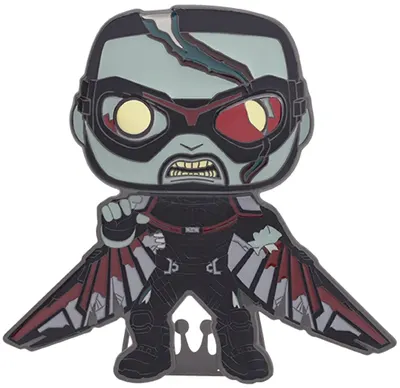 Funko POP! Marvel: Ce se întâmplă dacă...? - Șoimul Zombie (Strălucește în întuneric) #19