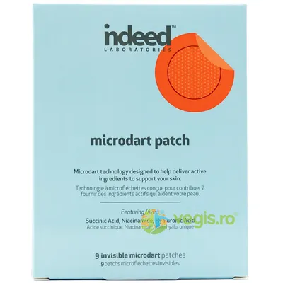 Plasturi Invizibili Anti-Acnee cu Acid Succinic, Niacinamida si Acid Hialuronic Microdart Patch 9buc