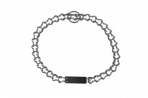 Zgarda metal, reglabila, usoara, lungime 75 cm