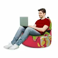 Fotoliu Puf Bean Bag tip Big Chill Abstract Jungle Pepene