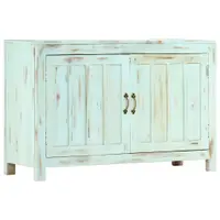 Gossi servanta, albastru deschis, 110x35x70 cm, lemn masiv de mango