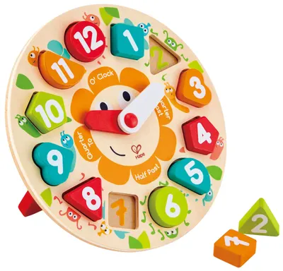 Puzzle din lemn Hape - Ceas