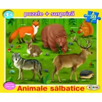 Puzzle - Animale salbatice (30 piese)