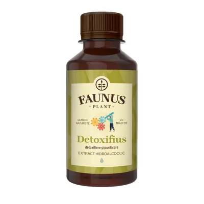 Tinctura detoxifiere Detoxifius, 200ml, Faunus Plant