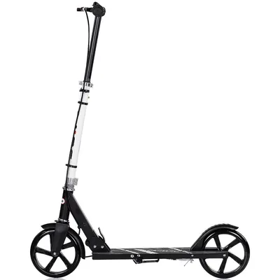Trotineta pliabila pentru copii Chipolino Swift White cu frana de mana, rulment ABEC-7, cric, greutate admisa 100 kg
