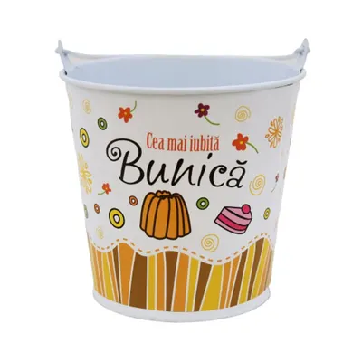 Suport ghiveci 10 cm "Cea mai iubită bunică"