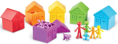 Learning Resources Set de joc pentru sortarea pentru copii - Familie