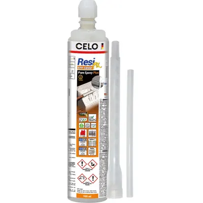 CELO Injection mortar ResiFIX Pure Epoxy Plus EPP SF, 585 ml