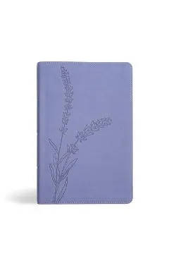 KJV Personal Size Giant Print Bible, Lavender Leathertouch