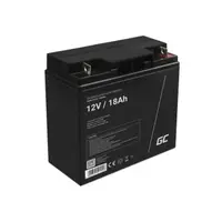 Acumulator plumb acid GreenCell 12V 18AH, terminal F3 (M5), 181 x 77 x 167(167) mm. AGM09
