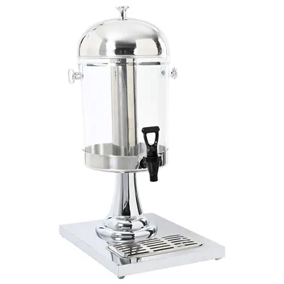 vidaXL Dozator de suc din oțel inoxidabil, 8L