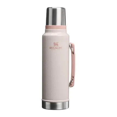 Termos roz deschis din oțel inoxidabil 1,4 l Legendary Classic Bottle Hammertone Rose Quartz – Stanley