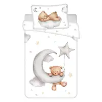 Lenjerie de pat pentru copii din bumbac pentru pătuț 100x135 cm Teddy "Moon" – Jerry Fabrics