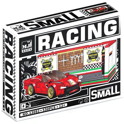 Constructor MJI: Racing - Mașină sport, 530 piese