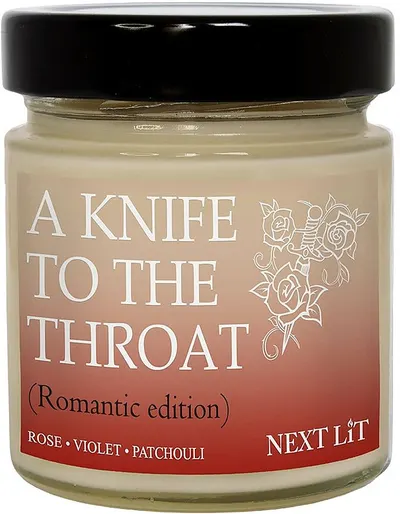 Lumânare parfumată Next Lit Burning Tropes - A knife to the Throat, 180 g