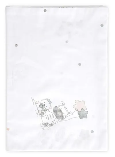 Cearșaf din ranfors Lorelli - 150 x 100 cm, Girafă