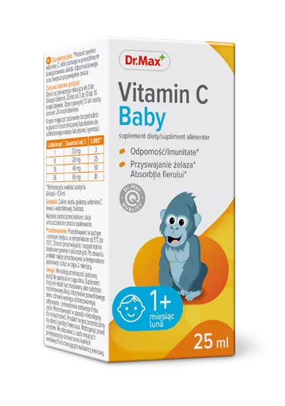 Dr. Max Vitamin C Baby picaturi, 25ml