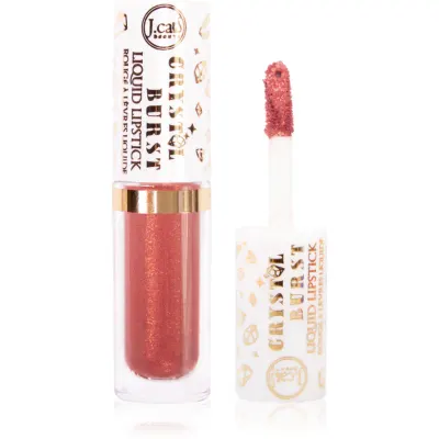 J.Cat Beauty Crystal Burst Ruj de buze lichid, de lunga durata culoare 104 Romance In Paris 0.8 g
