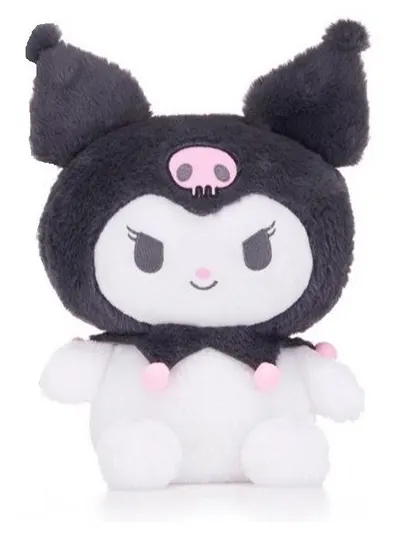 Figurină de pluș Sanrio Animation: Sanrio - Kuromi (Negru)