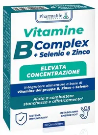 Vitamine B Complex + Selenio e Zinco, 60 tablete , Pharmalife Research
