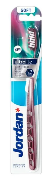 Jordan Ultralite Periuță de dinți ultraușoară, Soft, sortiment