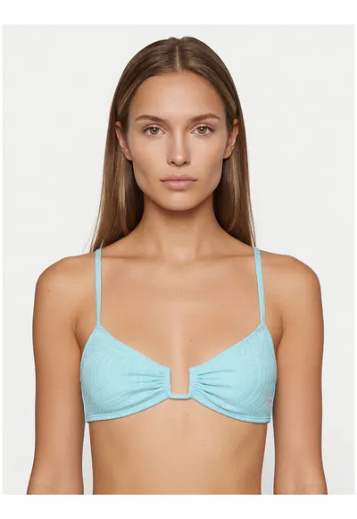 Top de bikini dama - albastru - material sintetic - fara inchidere