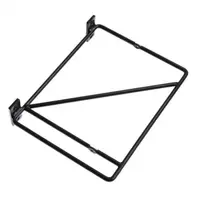 Suport Polita Model Rod, 210x170 mm, Finisaj Negru Mat