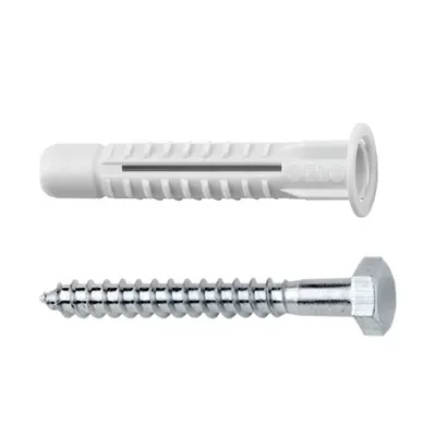 CELO Multi-purpose plug cu collar MZK 10 cu hex-head wood surub SKS 6,0x80