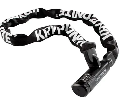 Lacăt cu lanț robust kryptonite 90 cm negru