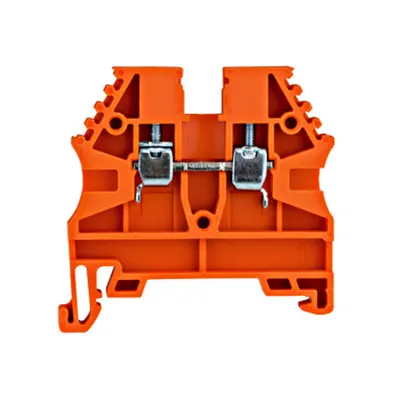 Clemă de fază, conex. cu şurub, AVK 2,5, portocaliu, 2,5 mm²