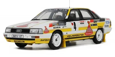 Model de colecție OTTOMobile Curse: Mașini - AUDI 200 QUATTRO WHITE MONTE CARLO (1987)