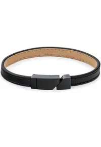 Bratara piele 35100004 - Negru