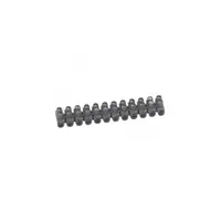 Connection strip Nylbloc - capacity 2.5 mm² - max. current 24 A - negru