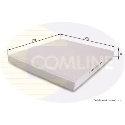 Filtru, aer habitaclu COMLINE EKF204