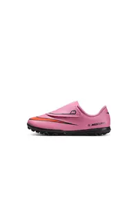 Pantofi pentru fotbal JR Vapor 16 Club - Rosu vermillion/Roz