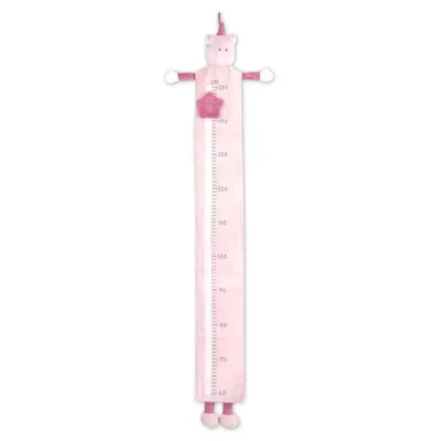 Taliometru din plus Unicorn Pink scala de masurare de la 60 la 150 cm 0 luni+