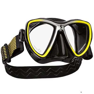 Masca Scubapro - SYNERGY MINI Black, Galben