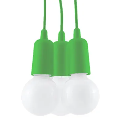 Lampa suspendata DIEGO 3 green