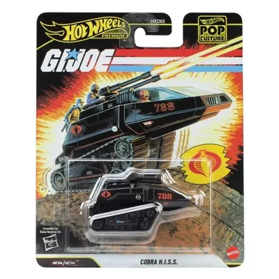 Vehicul de lupta din metal, Hot Wheels Premium, Pop Culture, GI JOE, Cobra HISS, JHW83