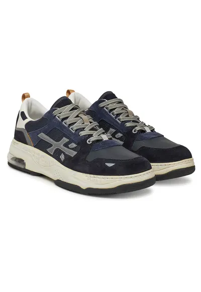 barbati - DRAKE VAR 403 - piele naturala - bleumarin - Bleumarin