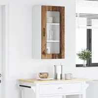 vidaXL Panou mașină de spălat vase Kalmar Lemn vechi 40 x 31 x 80 cm