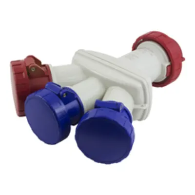Multi -Way Adaptornip66/ip67 16a 3p+n+e 400v