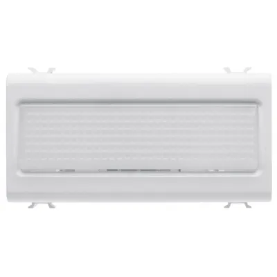 Lampa iluminat trepte 12V ac/dc / 230V 4 module Gewiss Chorus GW10656, alb