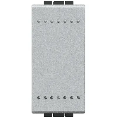 Intrerupator cap cruce 1 modul Living Light Bticino NT4004N, argintiu